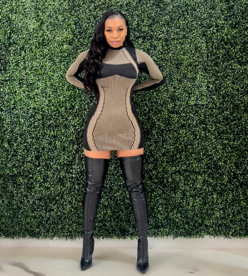 "Rocking Body" Body Sculpting Mini Dress