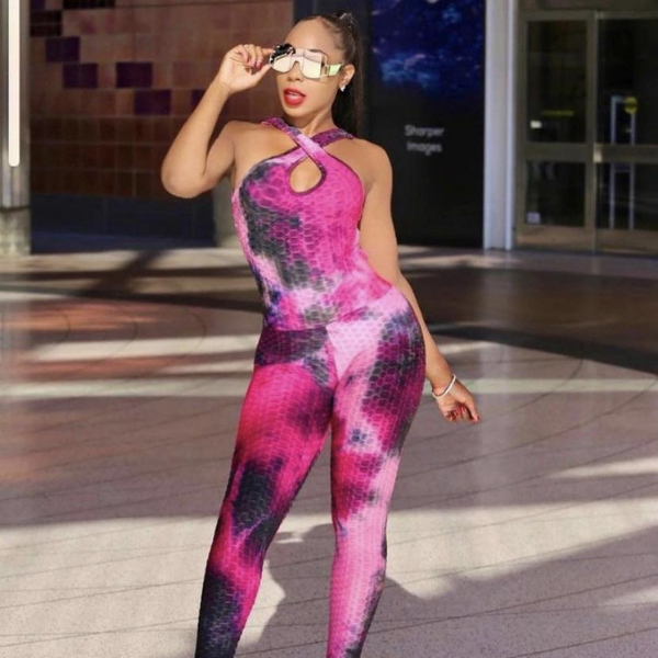 Pink Combo “Cross You Off the List” Tie Dye Jumpsuit