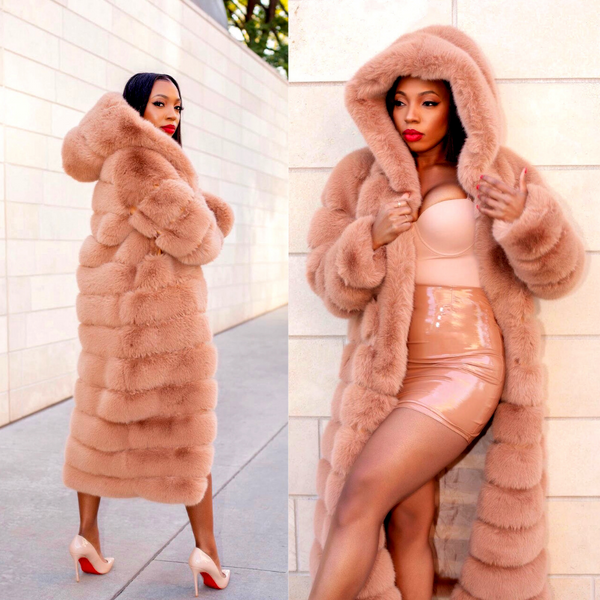 “Ballers Only” Luxury Fur Trench Coat