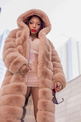 “Ballers Only” Luxury Fur Trench Coat