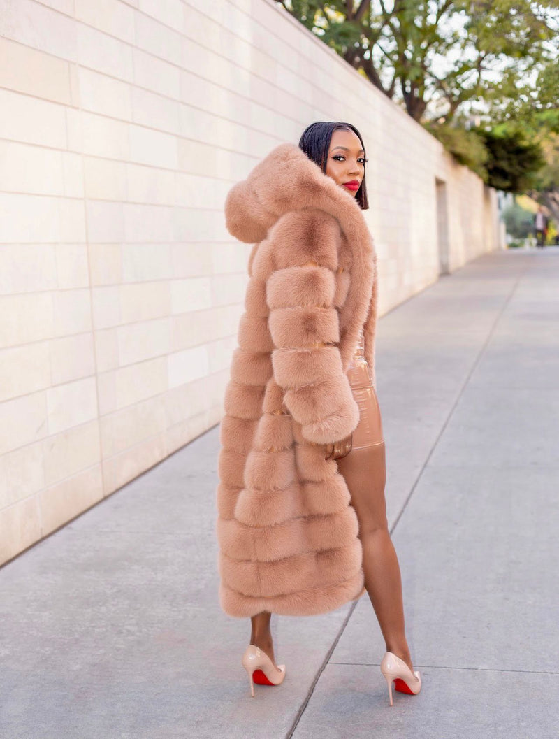 “Ballers Only” Luxury Fur Trench Coat