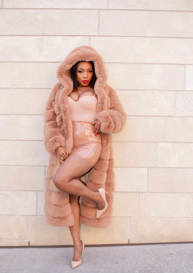 “Ballers Only” Luxury Fur Trench Coat