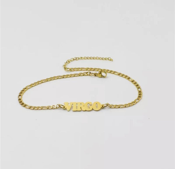 “My Zodiac” Gold Plated Anklet