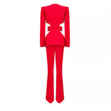 Crazy In Love Cut Out Pants Suit