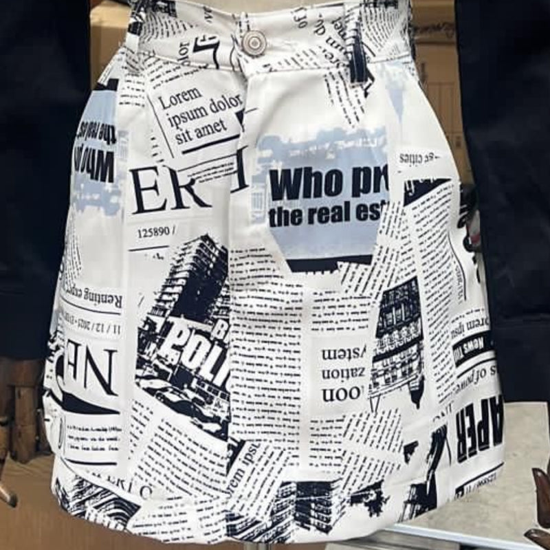 New York Times Mini Skirt