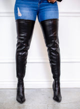 Showstopper Ultra Thigh High Heel Stretch Boots