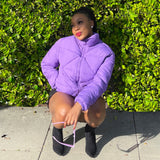 Purple Passion Puffer Jacket