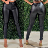 “Hugs So Tight” High Waisted Faux Leather Pants