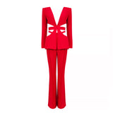 Crazy In Love Cut Out Pants Suit