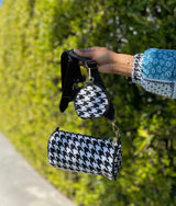 On The Grind Houndstooth Bag Set